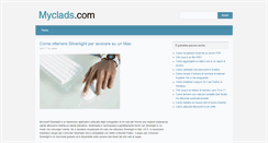 Desktop Screenshot of myclads.com